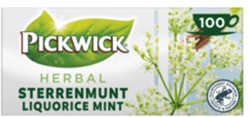 Thee Pickwick sterrenmunt 100x2gr met envelop 100 Stuk