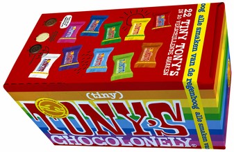 Chocolade Tony Chocolonely tiny mix doos 200gr 200 Gram