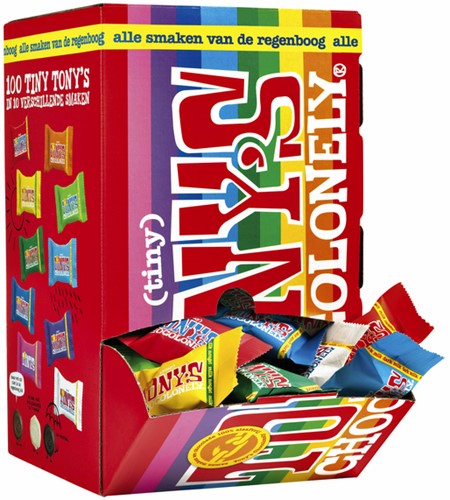 Chocolade Tony Chocolonely tiny mix doos 100 st 100 Stuk-2