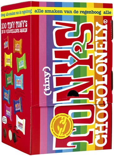 Chocolade Tony Chocolonely tiny mix doos 100 st 100 Stuk-3