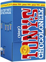 Chocolade Tony Chocolonely tiny puur doos 100 st 100 Stuk-3