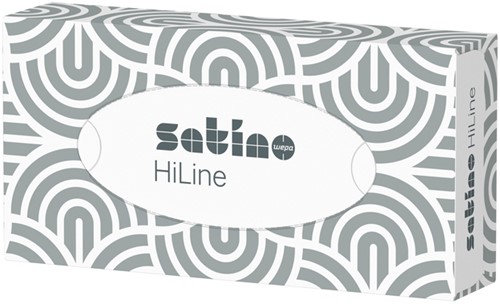 Facial tissues Satino HiLine 100 vel wit 206450 100 Vel-2