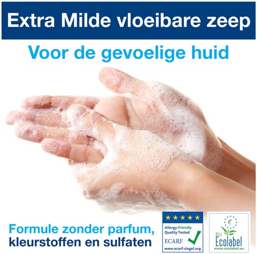 Handzeep Tork S1 Premium vloeibaar gevoelige huid 1000 Milliliter-2