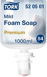 Handzeep Tork S4 Premium schuim 1000ml mild 1000 Milliliter