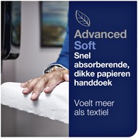 Handdoekrol Tork H1 Advanced 2laags 150m wit 6 Rol-3