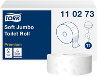 Toiletpapier Tork T1 Premium jumbo 2laags 360m wit 6 Rol