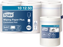 Poetspapier Tork M2 Advanced 2laags 160m wit 6 Rol