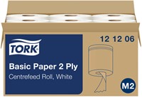 Poetspapier Tork M2 Universal 2laags 160m wit 6 Rol