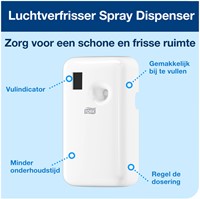 Luchtverfrisserdispenser Tork A1 spray wit 1 Stuk-2
