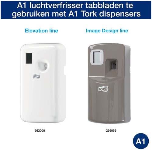 Luchtverfrisserdispenser Tork A1 spray wit 1 Stuk-3