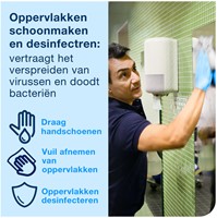 Poetspapierdispenser Tork M1 Elevation klein wit 1 Stuk-1