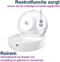 Toiletpapierdispenser Tork T1 jumbo wit 554000 1 Stuk-1