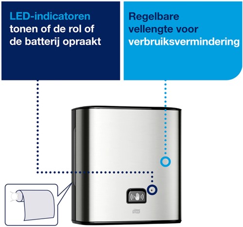 Handdoekroldispenser Tork H1 Image Line Matic 1 Stuk-3