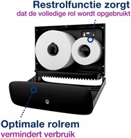 Toiletpapierdispenser Tork T2 Image Line zilver 1 Stuk-1