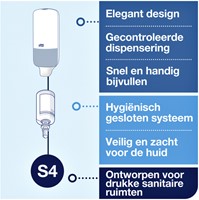 Zeepdispenser Tork S4 Image Line 1000ml zilver 1 Stuk-3
