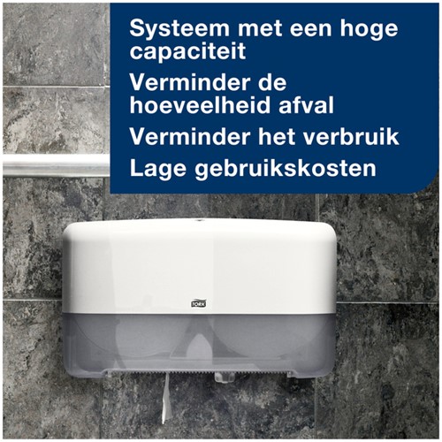 Toiletpapier Tork T2 Advanced jumbo klein wit 12 Rol-2
