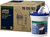 Handreinigingsdoek Tork W14 Premium 1laags wit 58 Vel-2