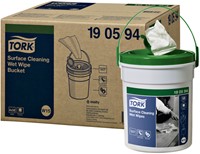 Reinigingsdoek Tork W15 emmer 1laags 58 vel wit 58 Vel-2