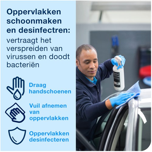 Reinigingsdoekdispenser Tork W4 gevouwen rood 1 Stuk-1