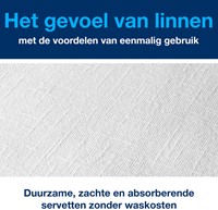 Dinerservet Tork Linstyle Premium wit 478711 50 Vel-1