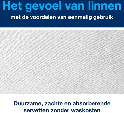 Dinerservet Tork Linstyle Premium wit 478722 50 Vel-2