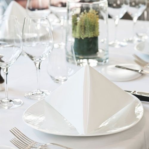 Dinerservet Tork Linstyle Premium wit 478722 50 Vel-3