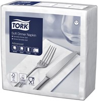 Dinerservet Tork Advanced achtstevouw 100 vel wit 100 Stuk