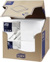 Lunchservet Tork Advanced vierdevouw wit 200 Stuk-2