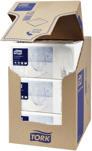 Cocktailservet Tork Advanced 2laags 200 vel wit 200 Stuk-2