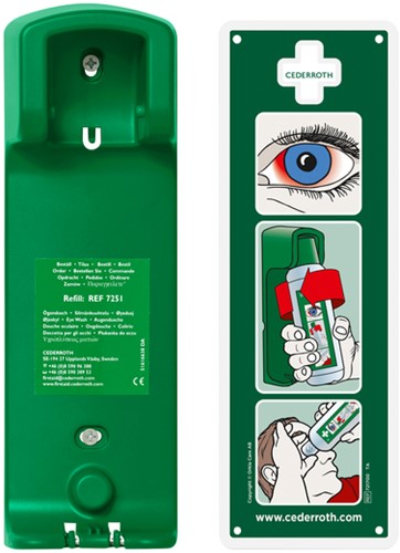 Oogdouche Cederroth 500ml wandhouder 1 Stuk-2