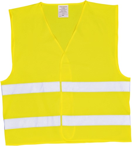 Veiligheidsvest Leina met opdruk BHV geel 1 Stuk-2