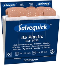 Pleister Salvequick navulling plastic 6036 6 pak