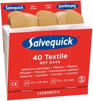 Pleister Salvequick navulling textiel 6444 6 pak