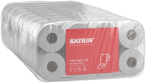 Toiletpapier Katrin 2laags 250 vel naturel 64 Rol