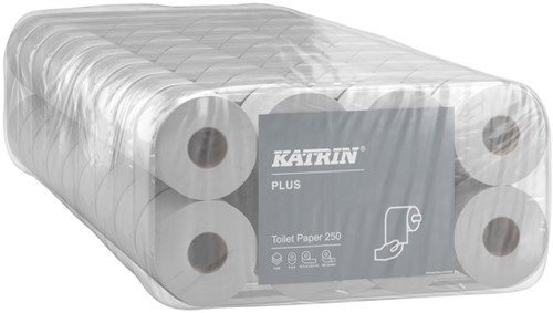 Toiletpapier Katrin 3laags 250 vel wit 11711 72 Rol-2