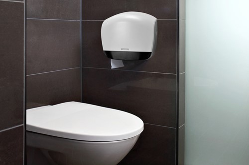 Toiletpapierdispenser Katrin Gigant L wit 90083 1 Stuk