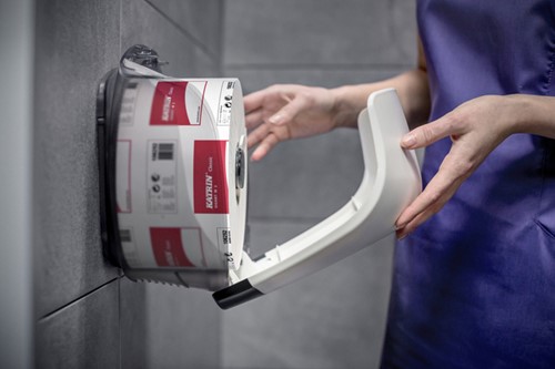 Toiletpapierdispenser Katrin Gigant L wit 90083 1 Stuk-2