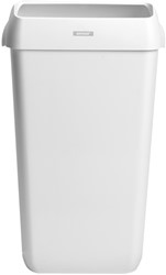 Afvalbak Katrin open inworp 25 liter wit 1 Stuk