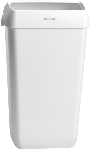Afvalbak Katrin open inworp 25 liter wit 1 Stuk-2
