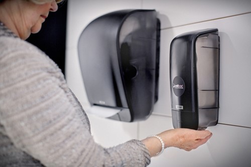 Handdoekdispenser Katrin klein zwart 1 Stuk-2