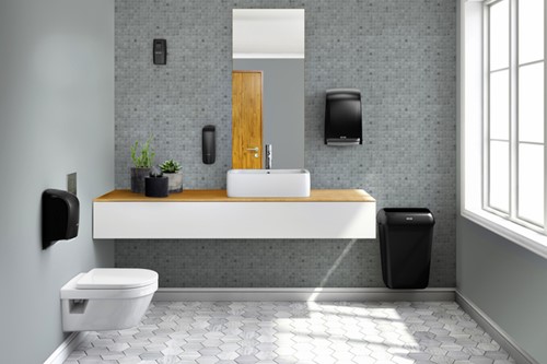 Dameshygiënebak Katrin 8 liter zwart 1 Stuk-3