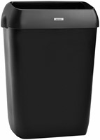 Afvalbak Katrin open inworp 50 liter zwart 1 Stuk