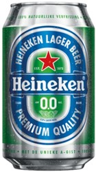 Bier Heineken 0.0 blik 330ml 330 Milliliter