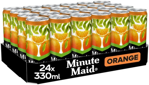 Frisdrank Minute Maid orange blik 330ml 330 Milliliter-2