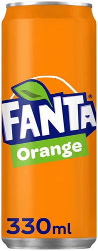Frisdrank Fanta orange blik 330ml 330 Milliliter