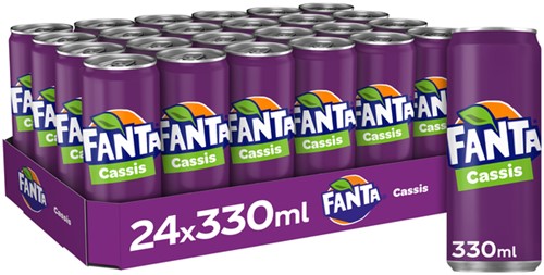 Frisdrank Fanta cassis blik 330ml 330 Milliliter-2