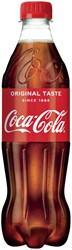 Frisdrank Coca Cola regular petfles 500ml 500 Milliliter