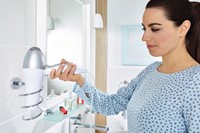 Haardrogerhouder tesa Smooz verchr zelfkl 1 Stuk-1