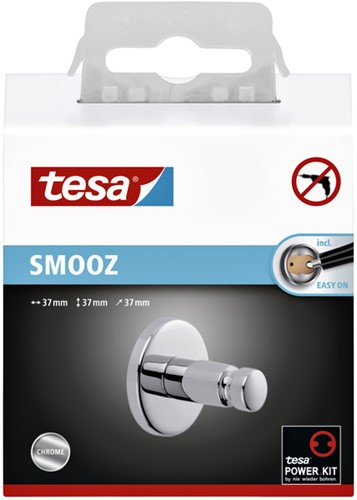 Handdoekhaak tesa Smooz verchr zelfkl 1 Stuk-2