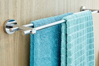 Handdoekhouder tesa Smooz dubbel verchr zelfkl 1 Stuk-2